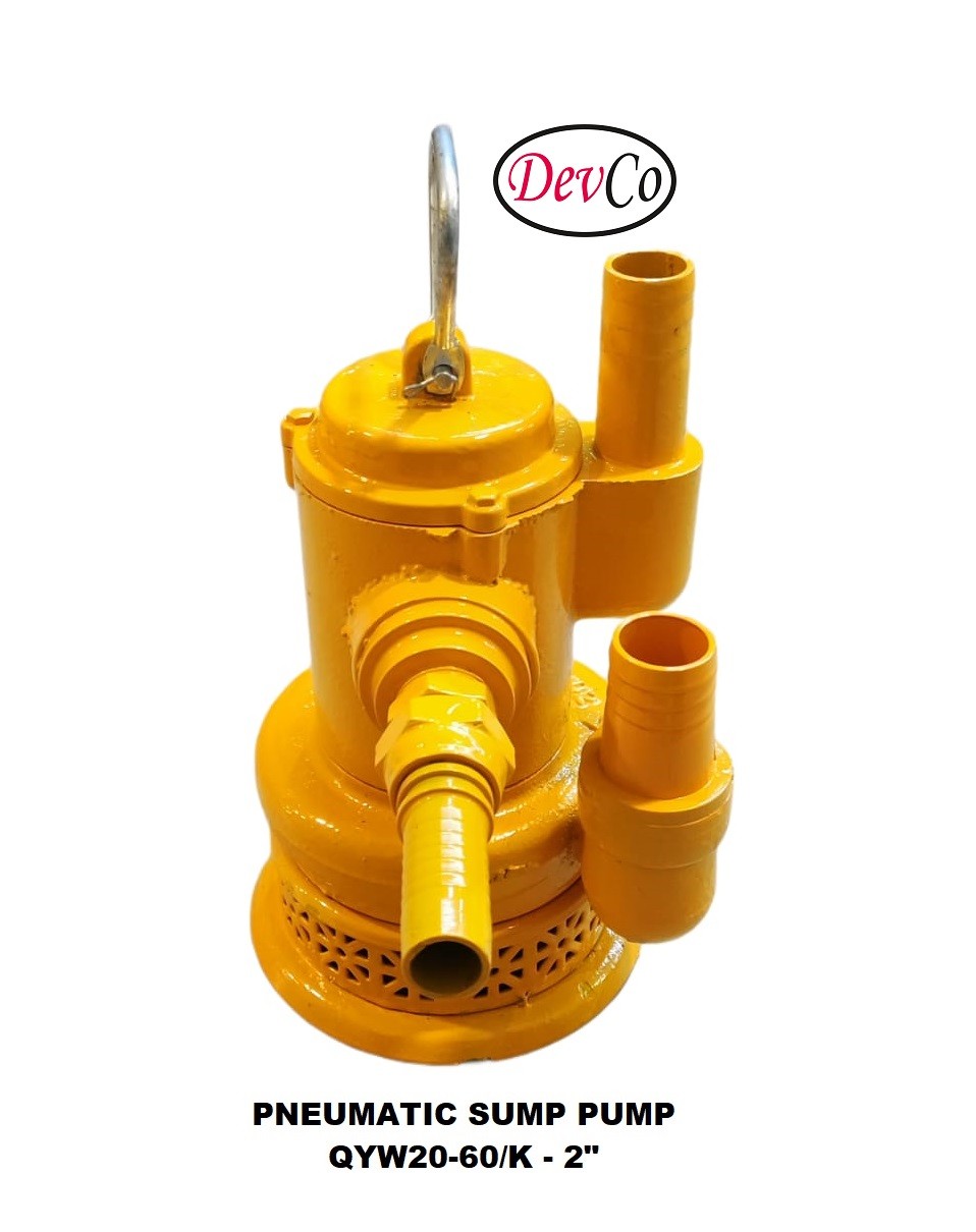 Pneumatic Sump Pump QYW20-60/K Pompa Celup Pneumatik - 2" - Image 3