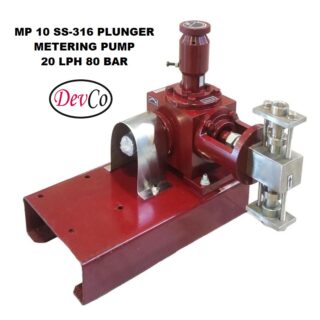 Pompa Dosing MP12080 SS-316 Plunger Metering Pump - 20 LPH 80 Bar
