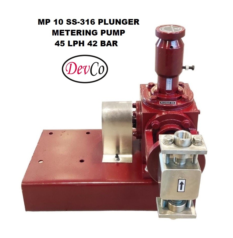 Pompa Dosing MP14542 SS-316 Plunger Metering Pump - 45 LPH 42 Bar - Image 2