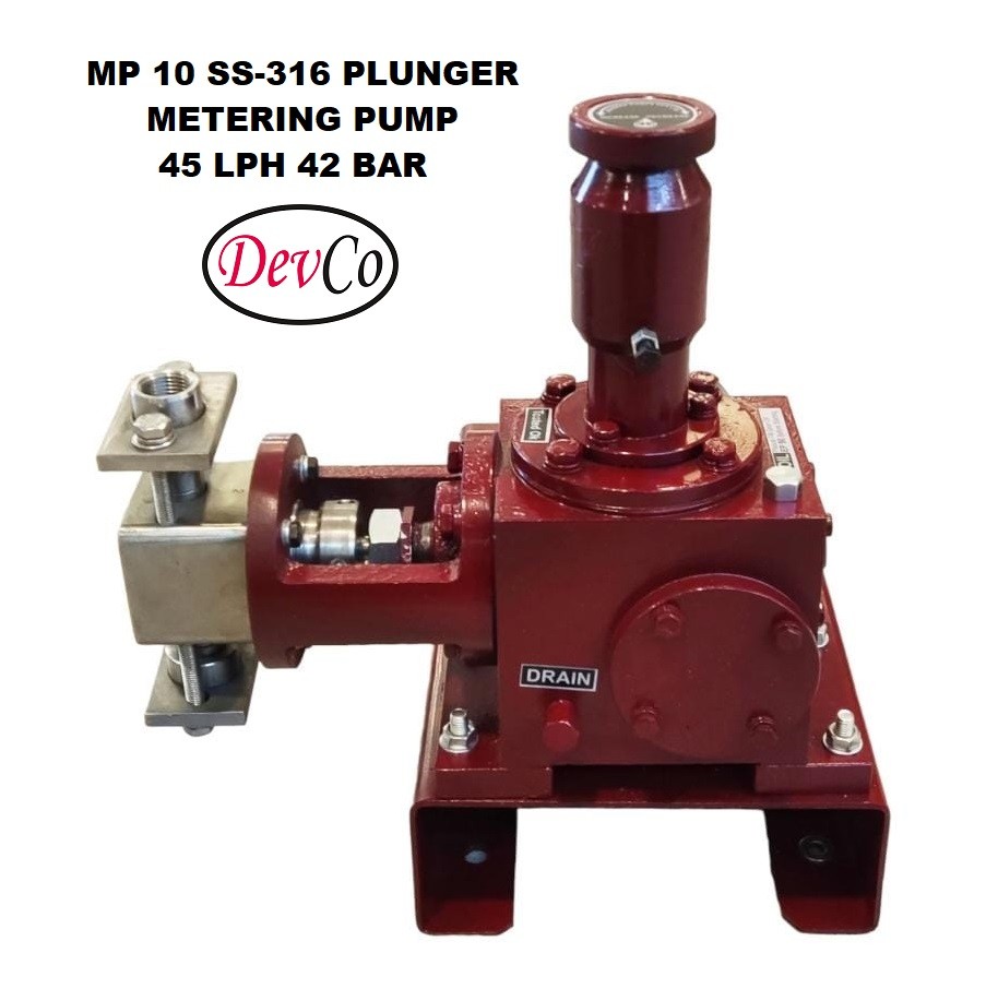 Pompa Dosing MP14542 SS-316 Plunger Metering Pump - 45 LPH 42 Bar - Image 3
