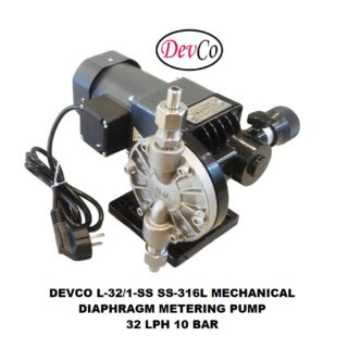 Pompa Dosing L-32-1-SS Mechanical Diaphragm Metering Pump - 32 LPH 10 Bar