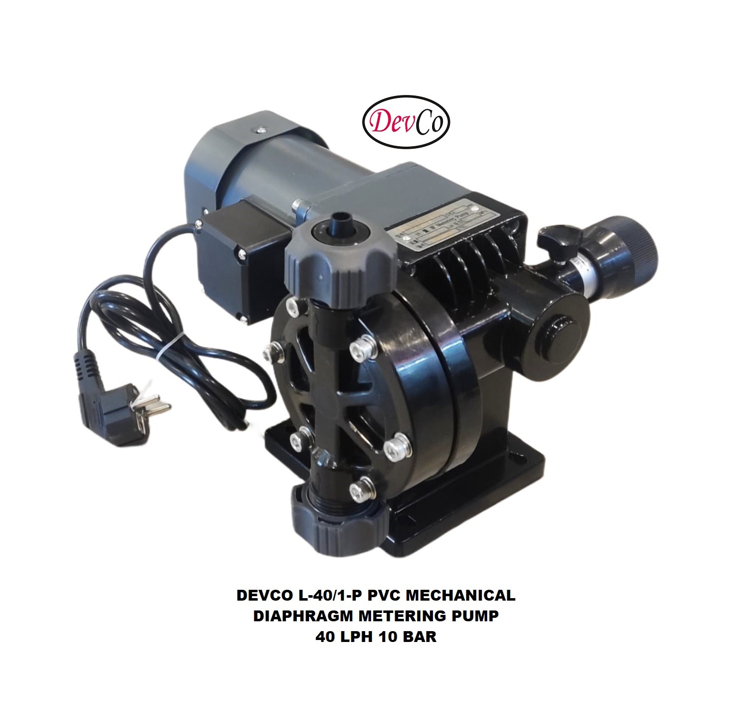 Pompa Dosing L-40-1-P Mechanical Diaphragm Metering Pump - 40 LPH 10 Bar