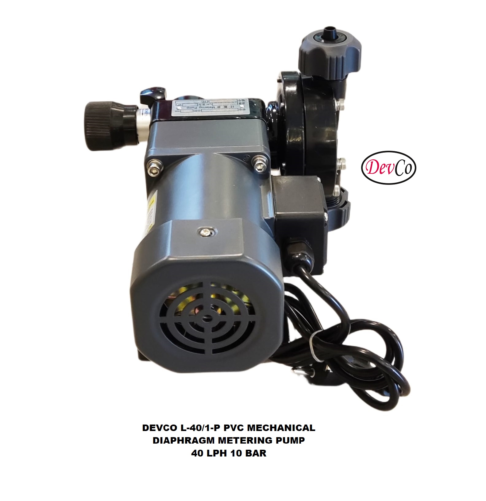Pompa Dosing L-40-1-P Mechanical Diaphragm Metering Pump - 40 LPH 10 Bar - Image 4