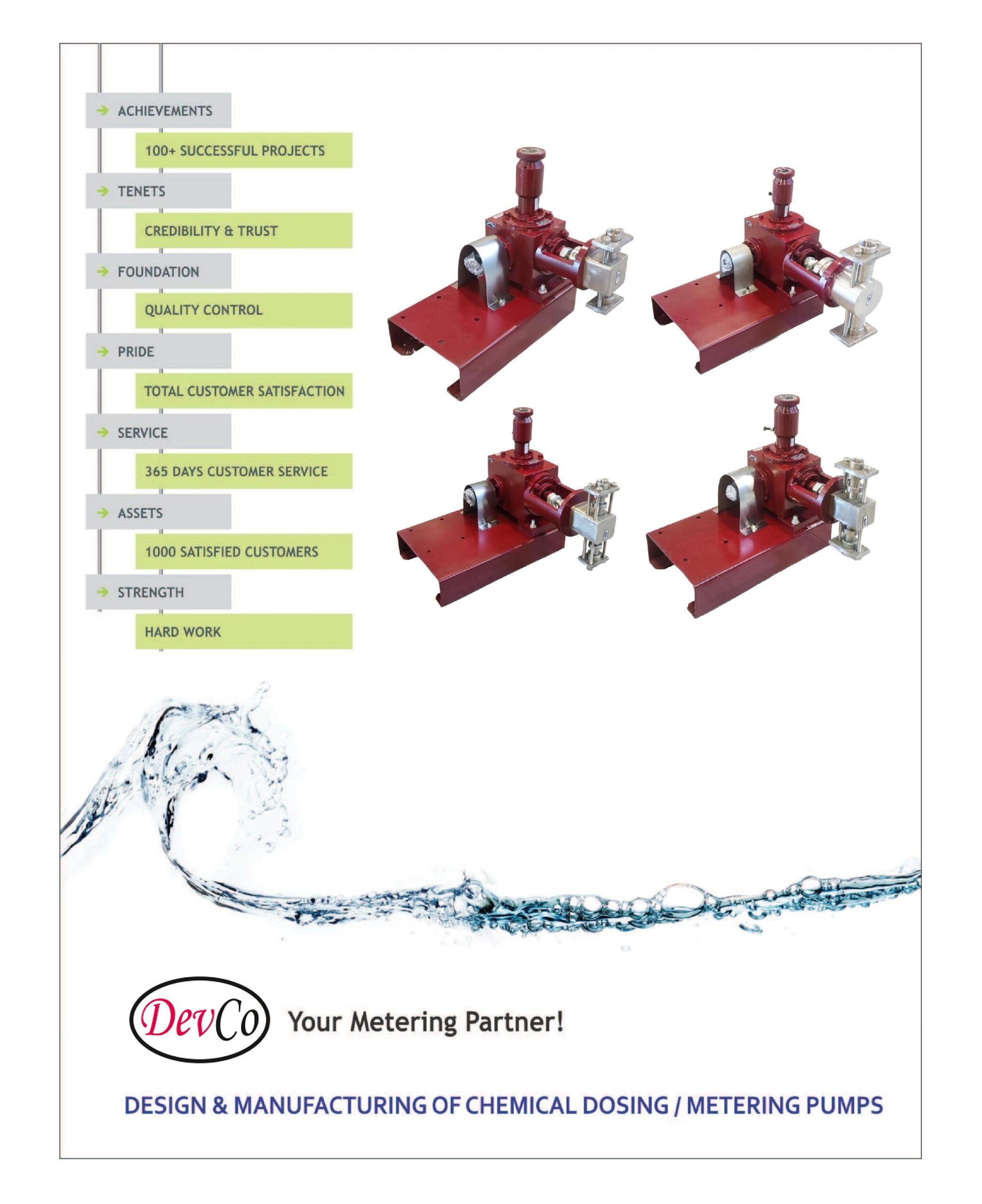 Pompa Dosing MP13160 SS-316 Plunger Metering Pump - 31 LPH 60 Bar - Image 6