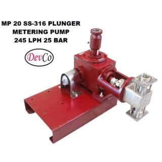 Pompa Dosing MP224525 SS-316 Plunger Metering Pump - 245 LPH 25 Bar