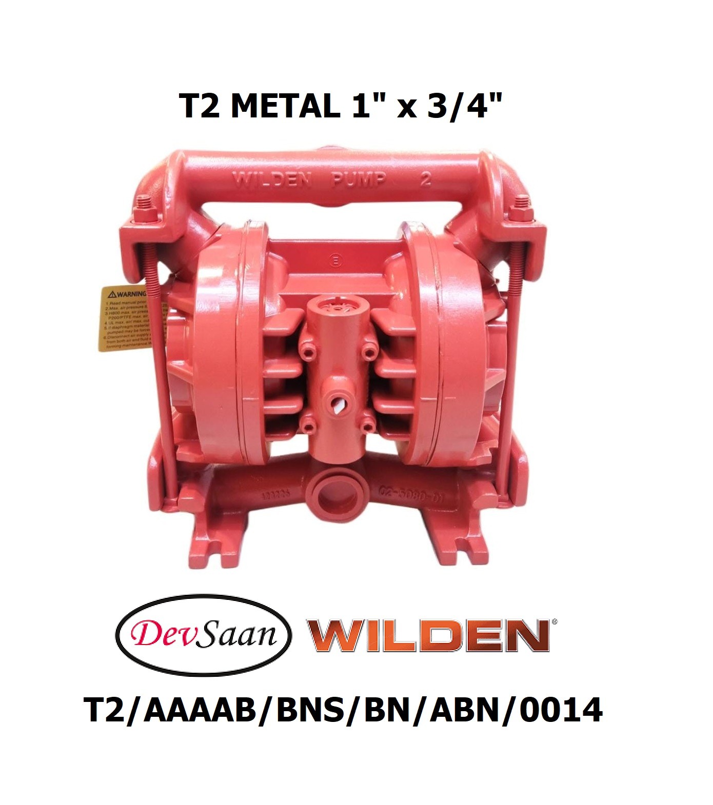 Diaphragm Pump T2 ALB Pompa Diafragma Wilden - 1"