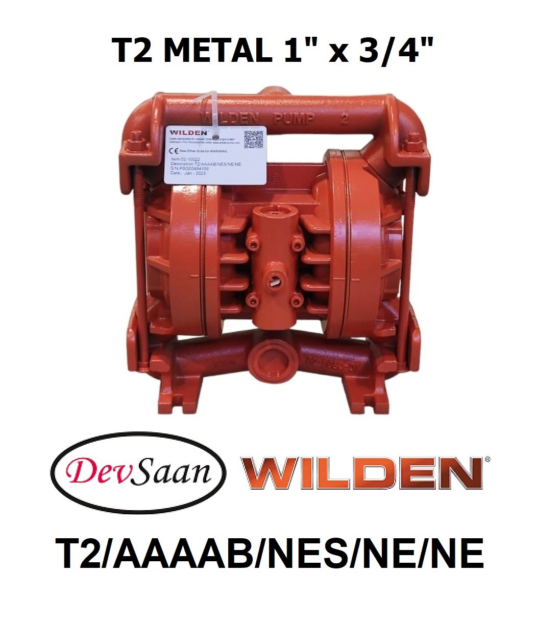 Diaphragm Pump T2 ALN Pompa Diafragma Wilden - 1"