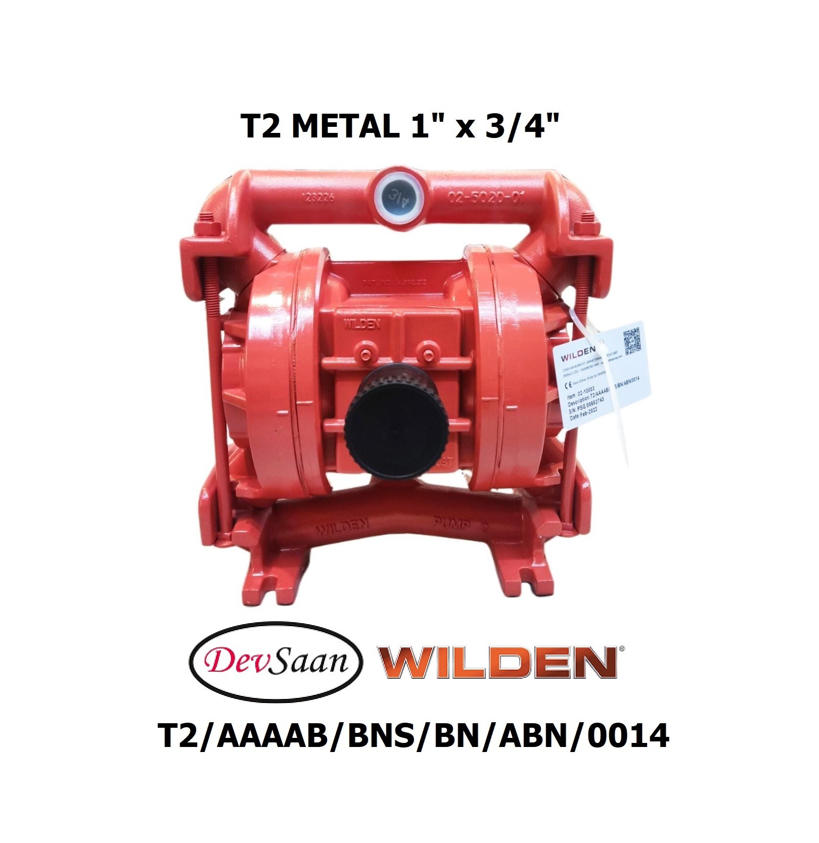 Diaphragm Pump T2 ALB Pompa Diafragma Wilden - 1" - Image 2