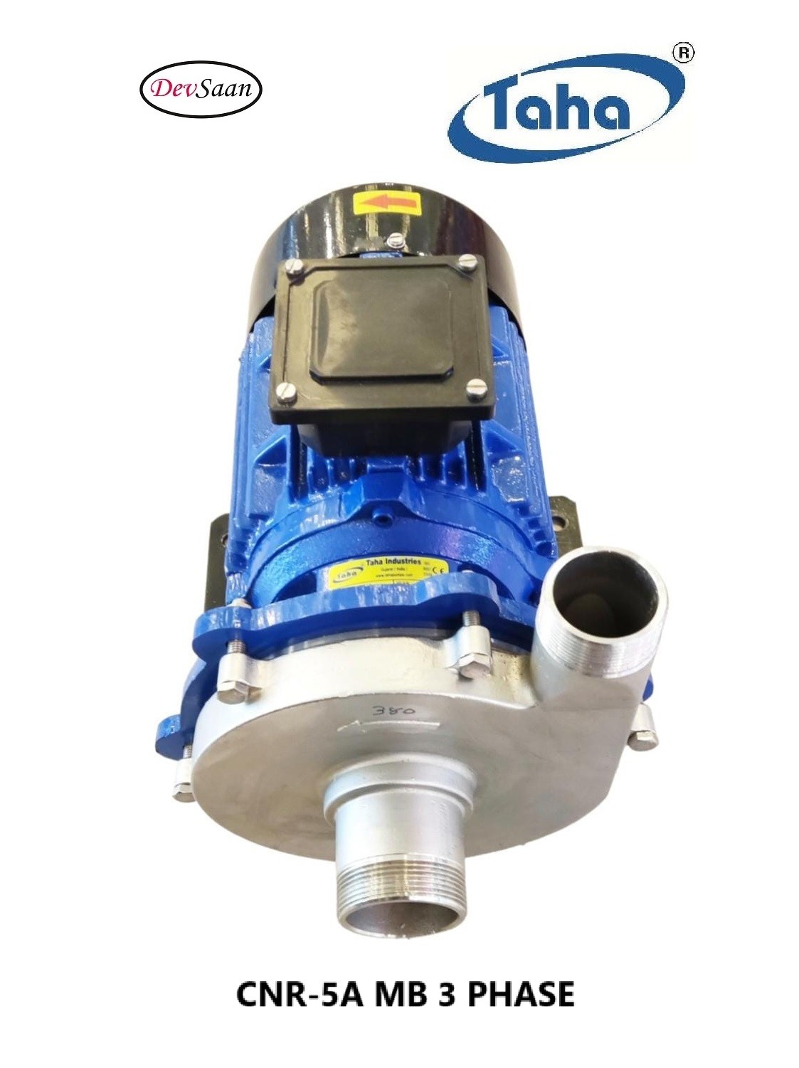 Centrifugal Pump SS-316 CNR-5A MB 3 Fase Pompa Sentrifugal Monoblok - 2" x 1,5" - 240 Lpm 30 Mtr - Image 2