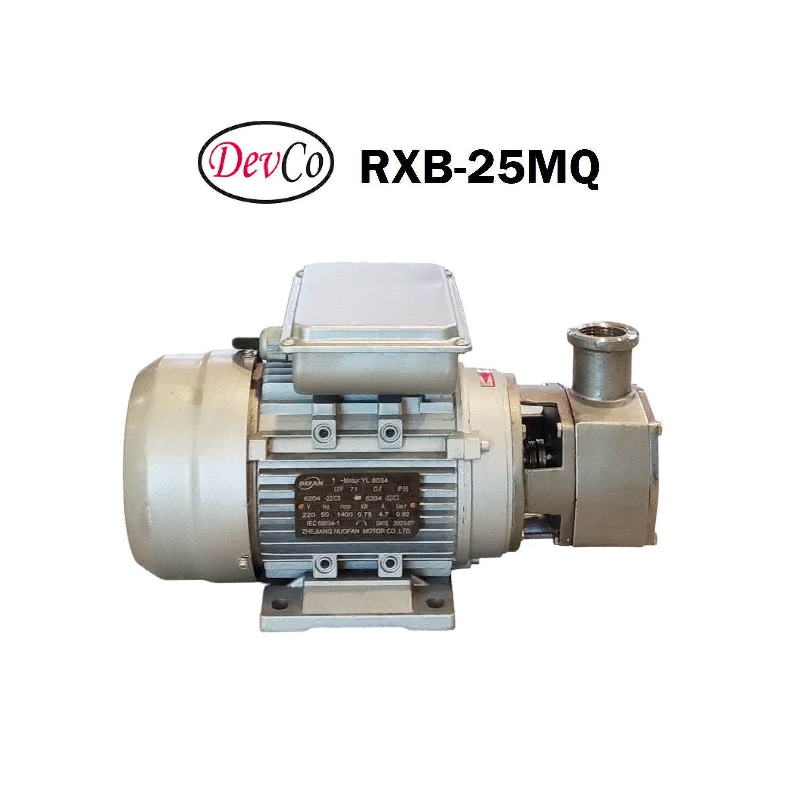 Flexible Impeller Pump SS-304 RXB-25MQ Pompa Impeler Karet - Image 2
