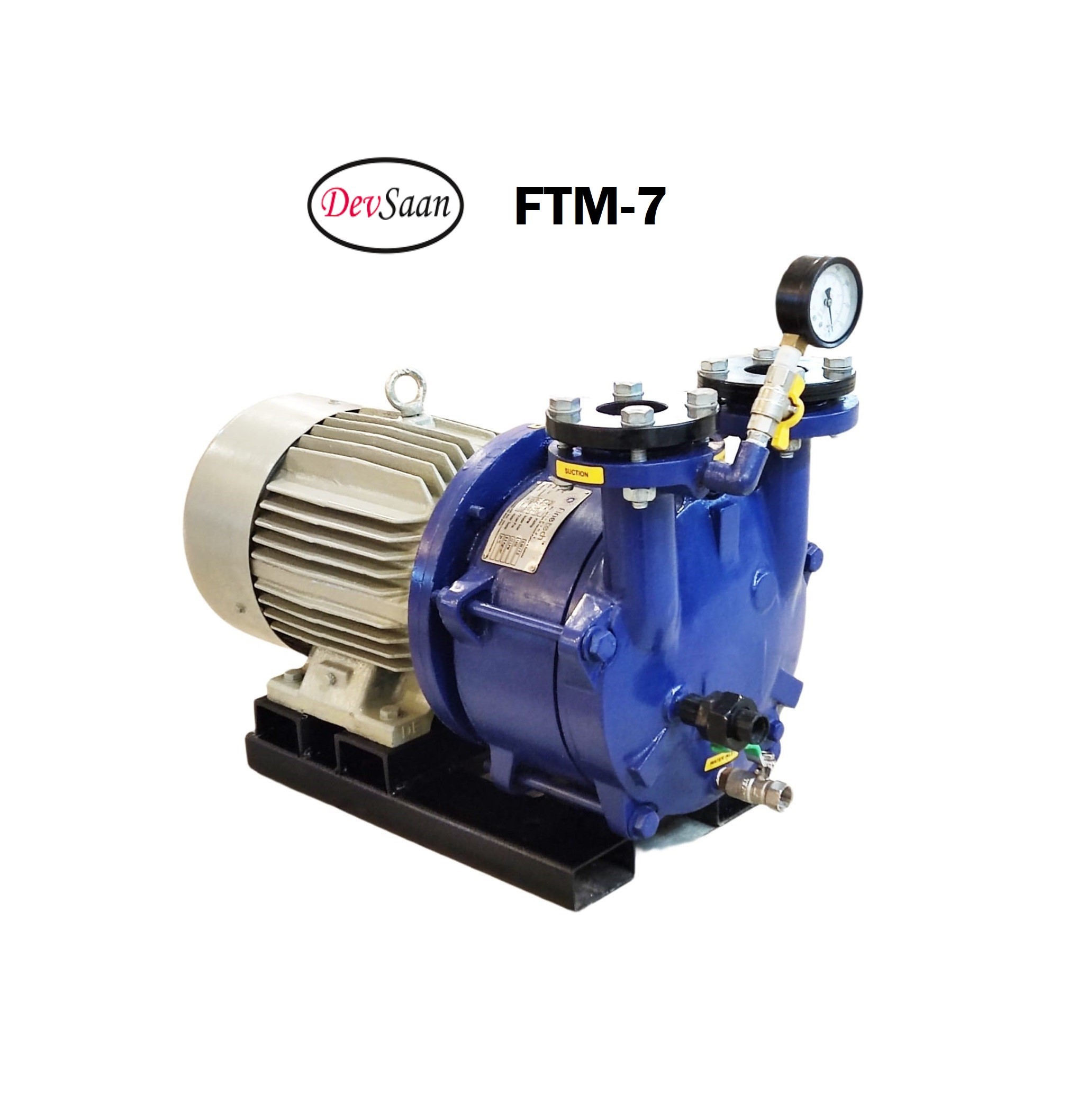 Pompa Vakum Monoblok FTM-7 Liquid Ring Vacuum Pump - 7,5 Hp 3 Phase