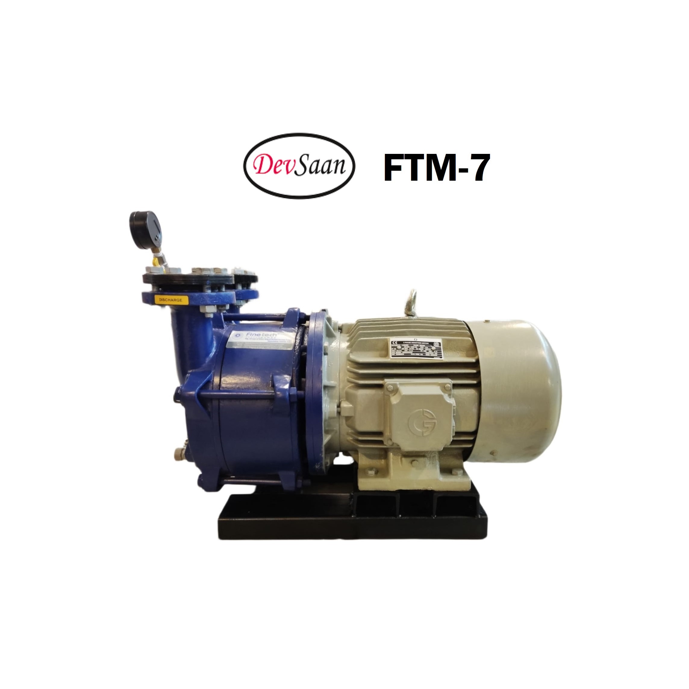Pompa Vakum Monoblok FTM-7 Liquid Ring Vacuum Pump - 7,5 Hp 3 Phase - Image 2