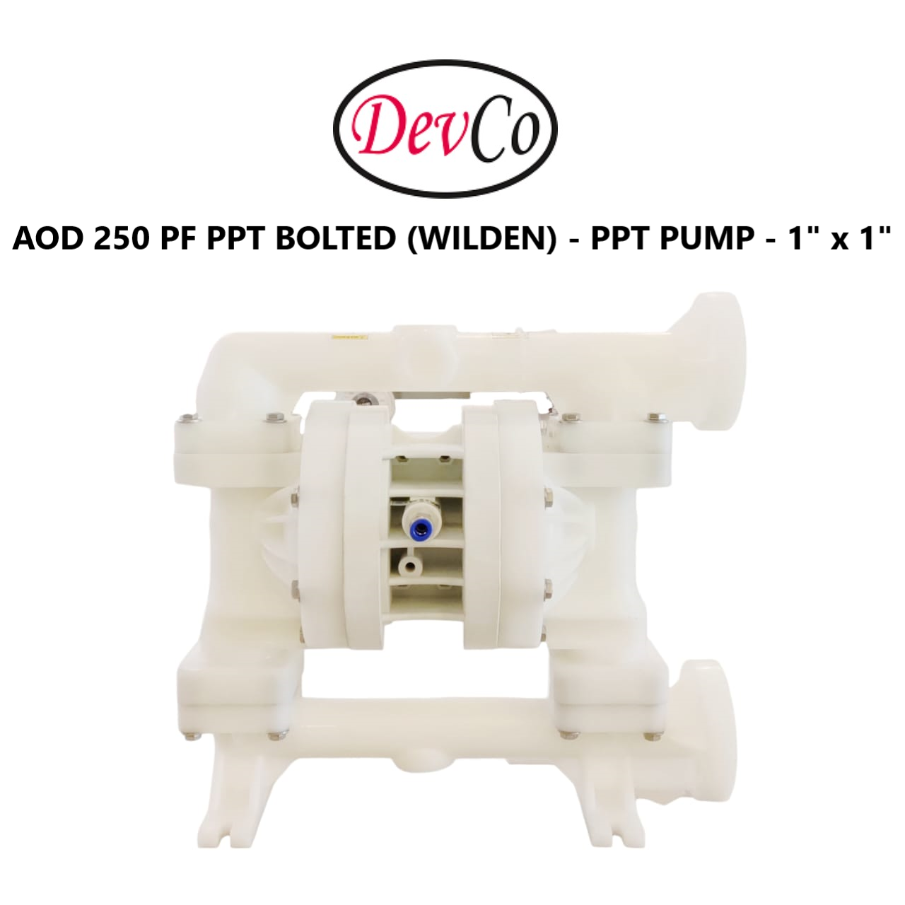 Wilden OEM Diaphragm Pump AOD 250 PF PPT Pompa Diafragma Devco - 1" Flange